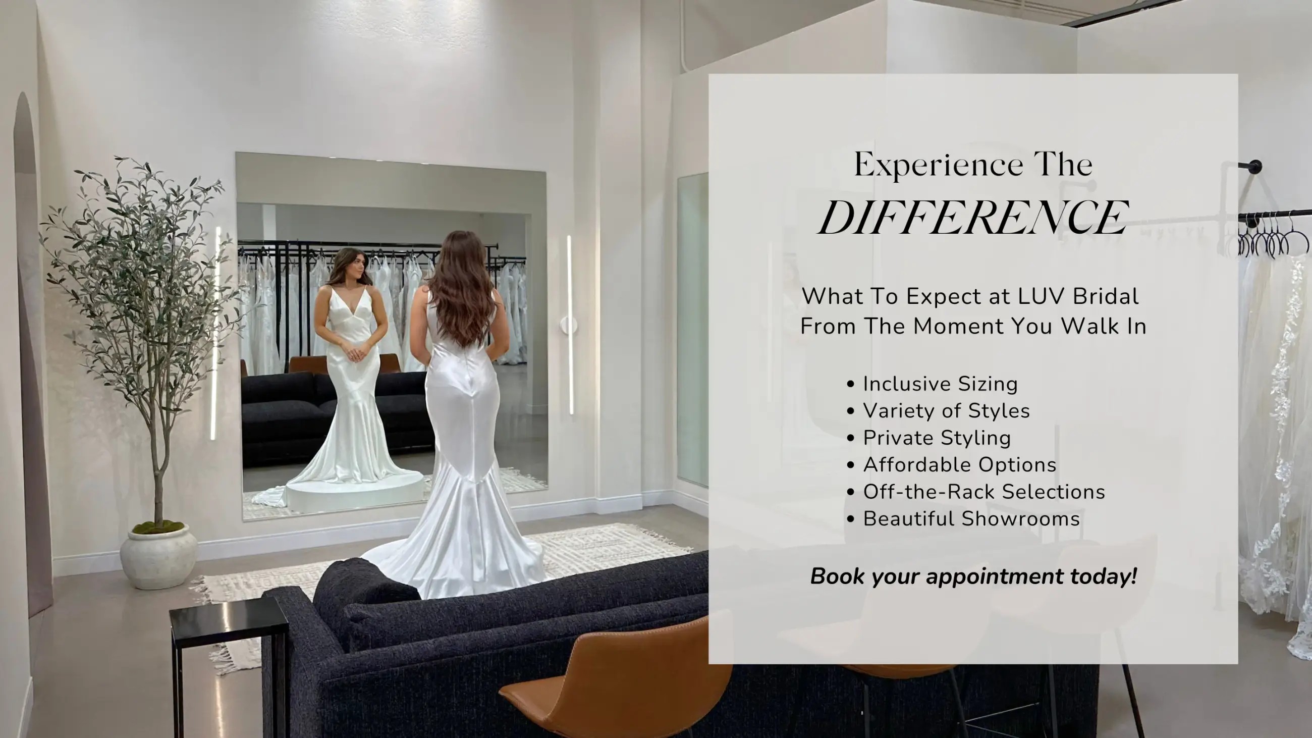 Experience the Difference at LUV - Book today!